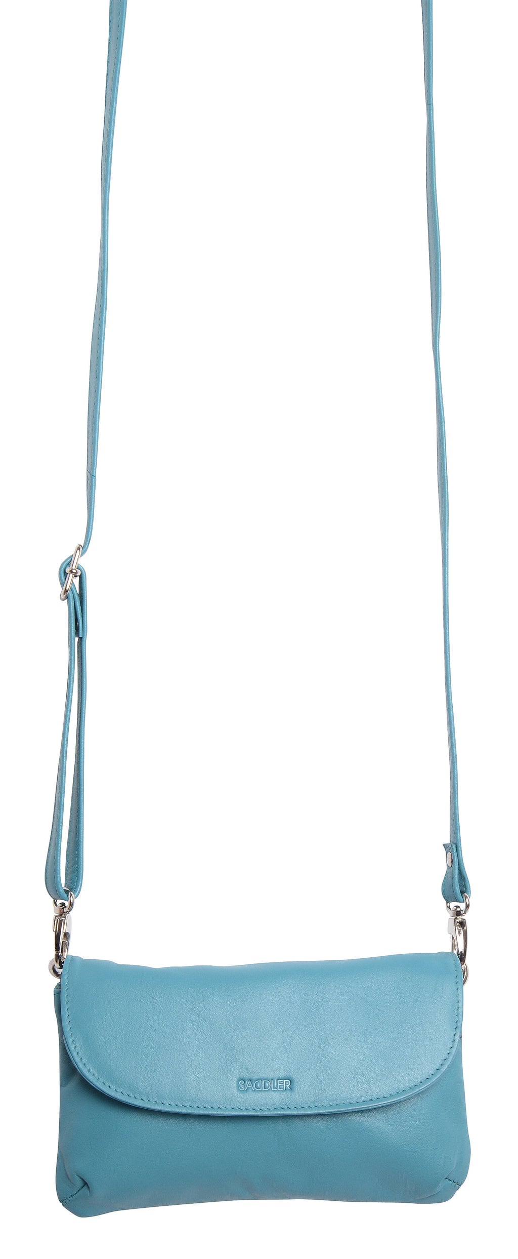 Audrey Compact Leather Crossbody Bag and Clutch