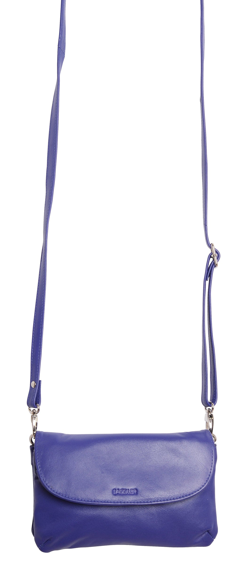 Audrey Compact Leather Crossbody Bag and Clutch