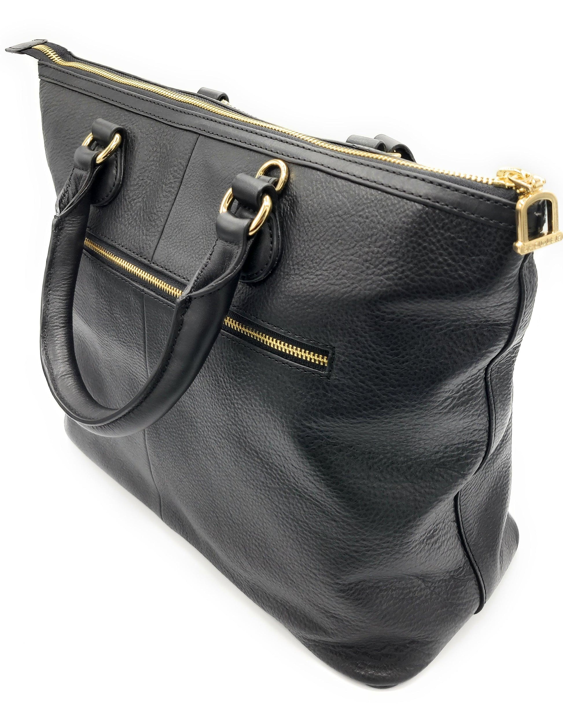 Sienna Real Leather Tote Bag with Detachable Strap