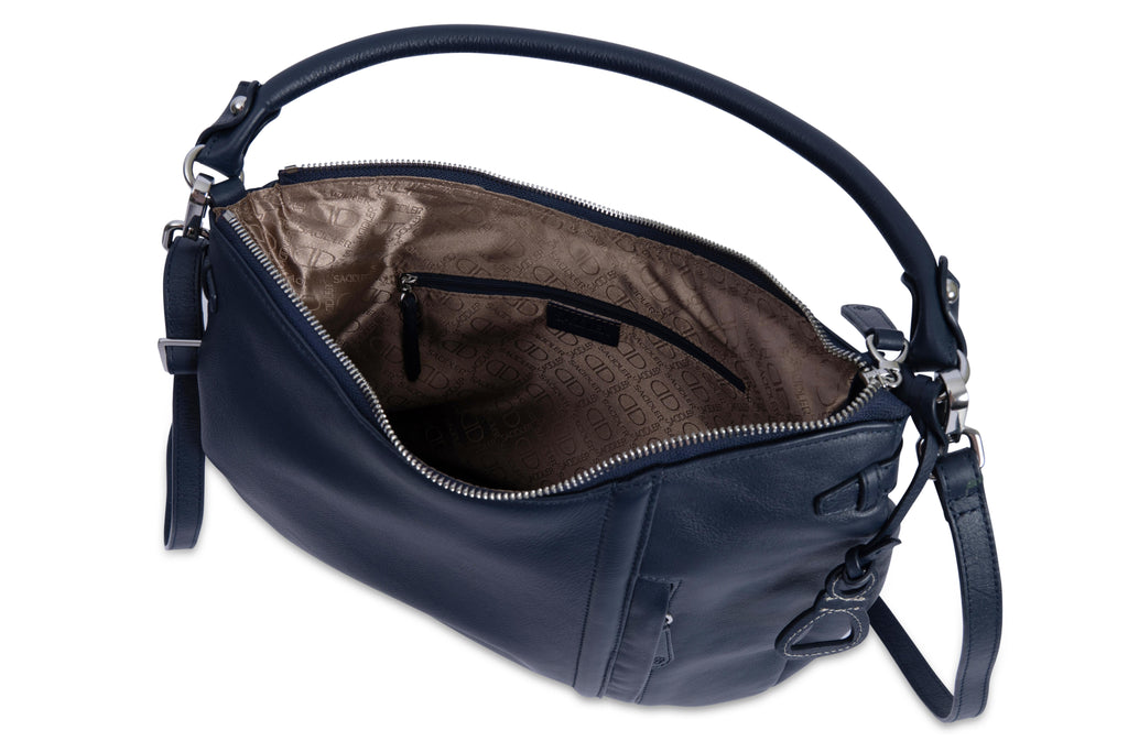 Julia Leather Hobo Bag – Handmade by Saddler - Versatile, Stylish & Spacious Design