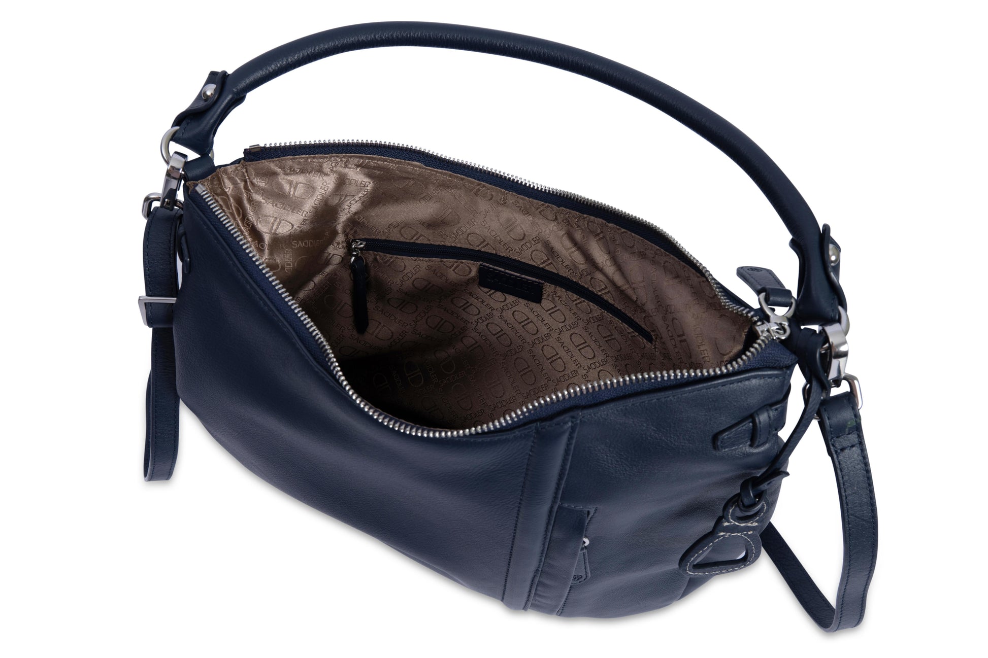 Julia Leather Hobo Bag – Handmade by Saddler - Versatile, Stylish & Spacious Design