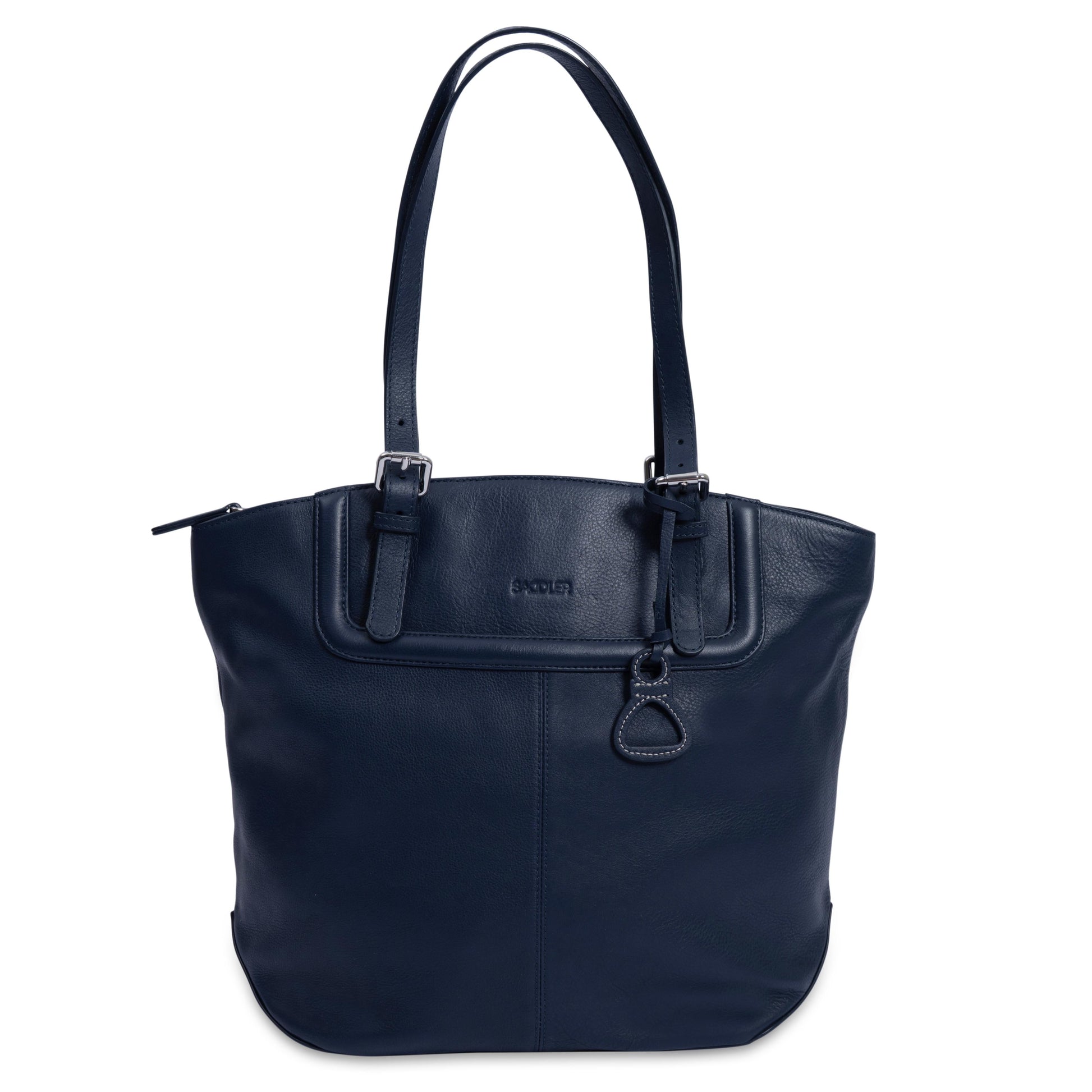 Sienna Zip Top Tote Shopper Bag for Women Handmade Leather