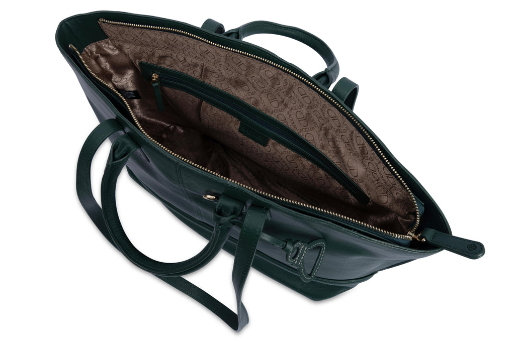 Victoria Oversize East West Tote Bag for Women - handmade by Saddler