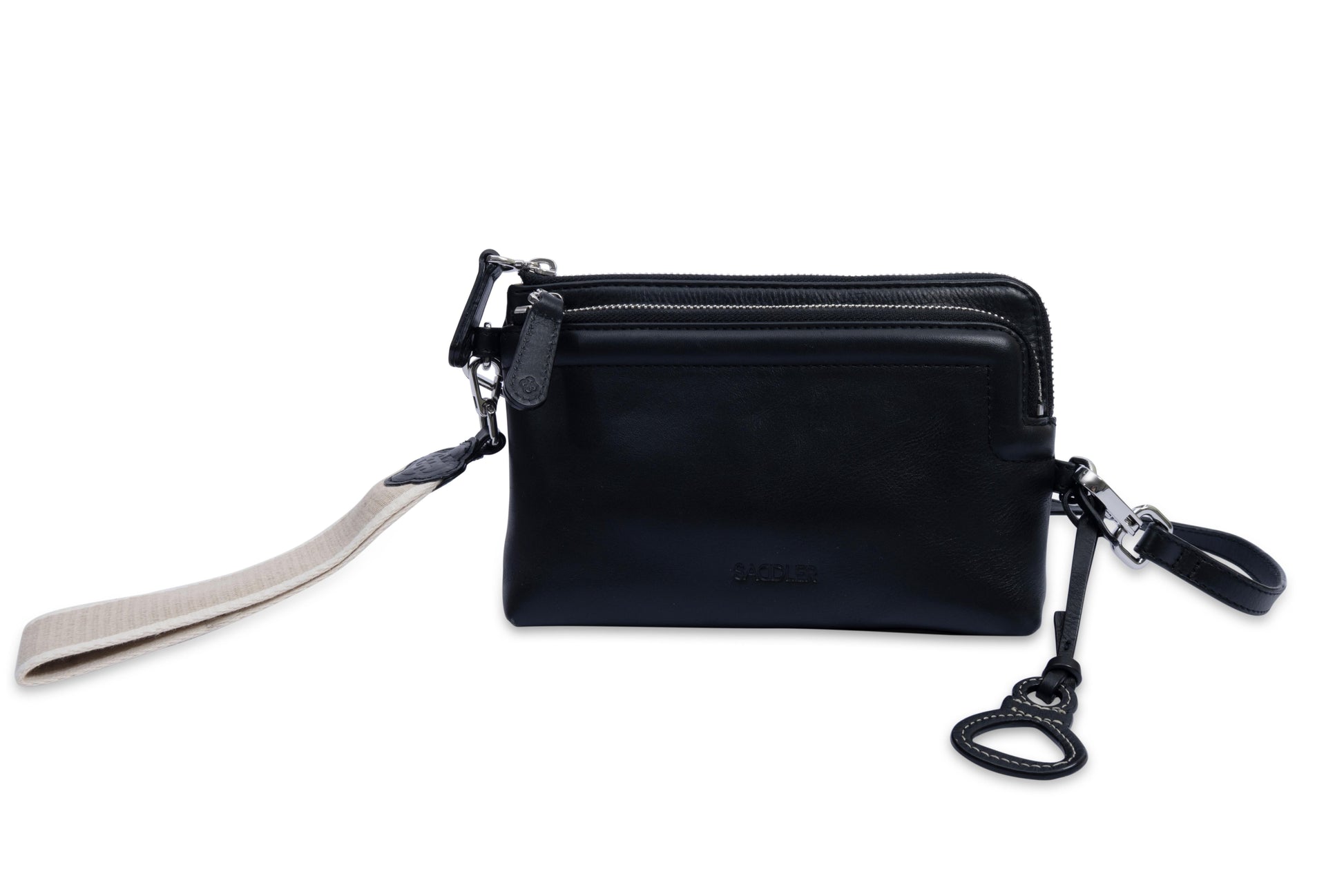 Heather Leather Clutch and Crossbody Bag, Handmade and Versatile