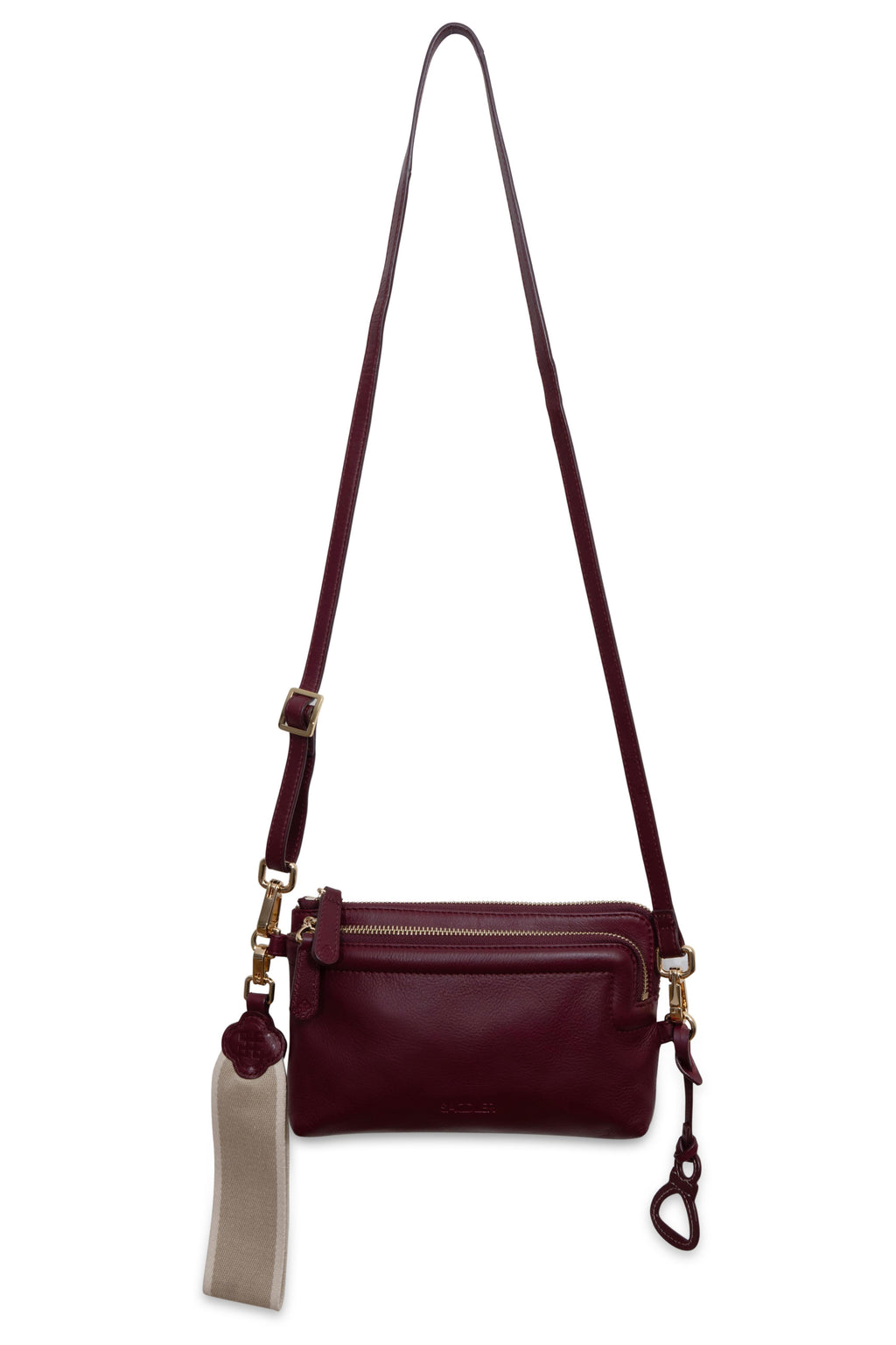 Heather Leather Clutch and Crossbody Bag, Handmade and Versatile