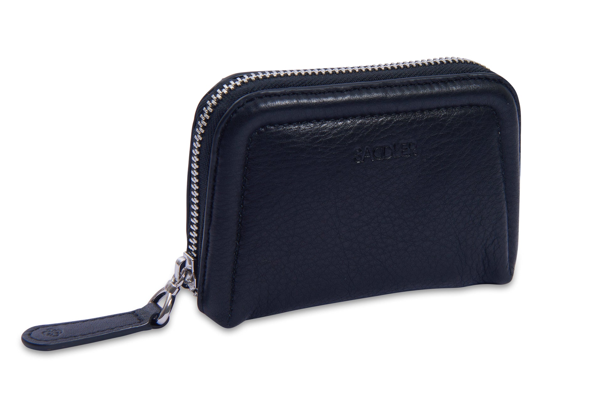 Annabelle 2 Section RFID Real Leather Zip Top Coin Purse Gift Boxed