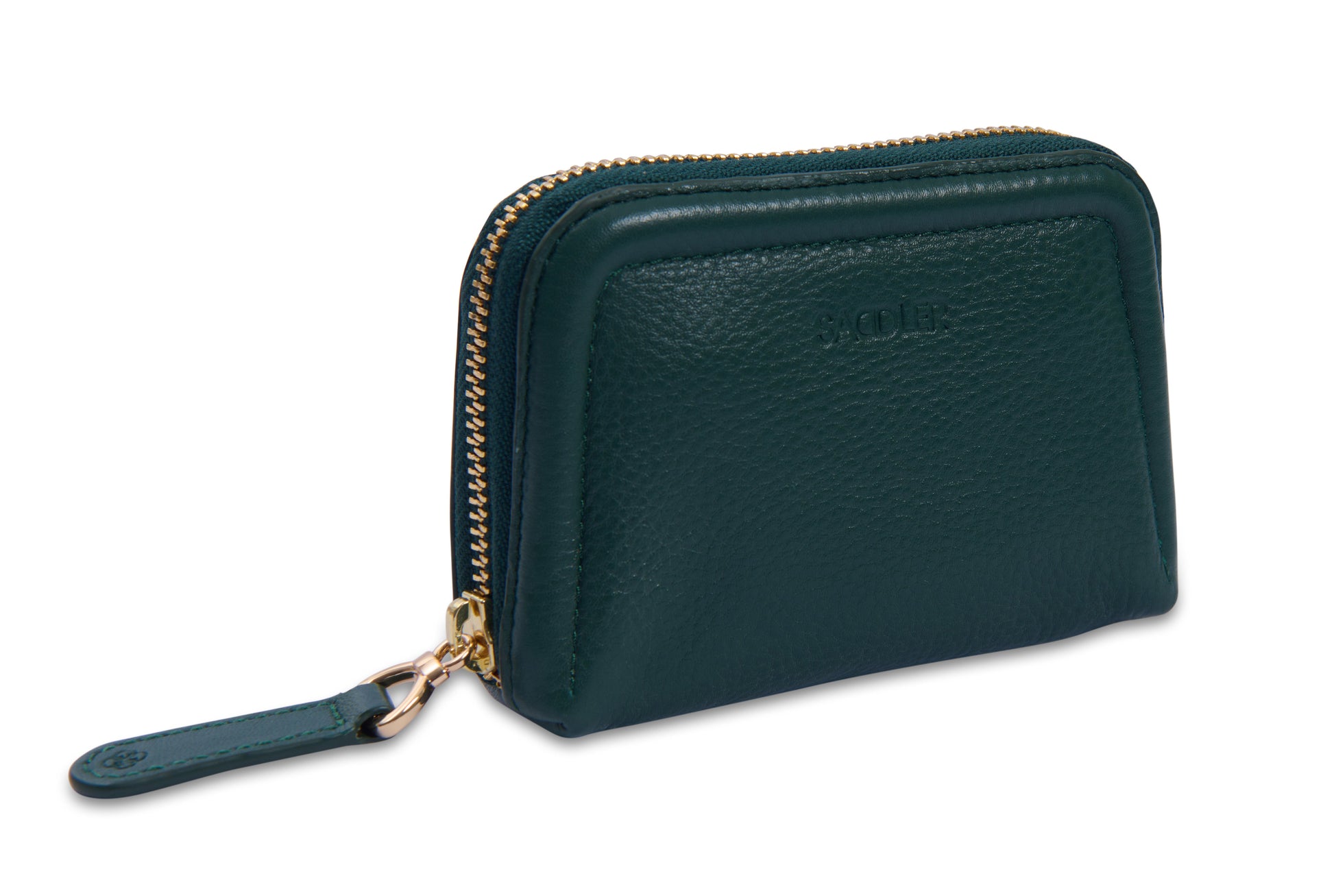 Annabelle 2 Section RFID Real Leather Zip Top Coin Purse Gift Boxed