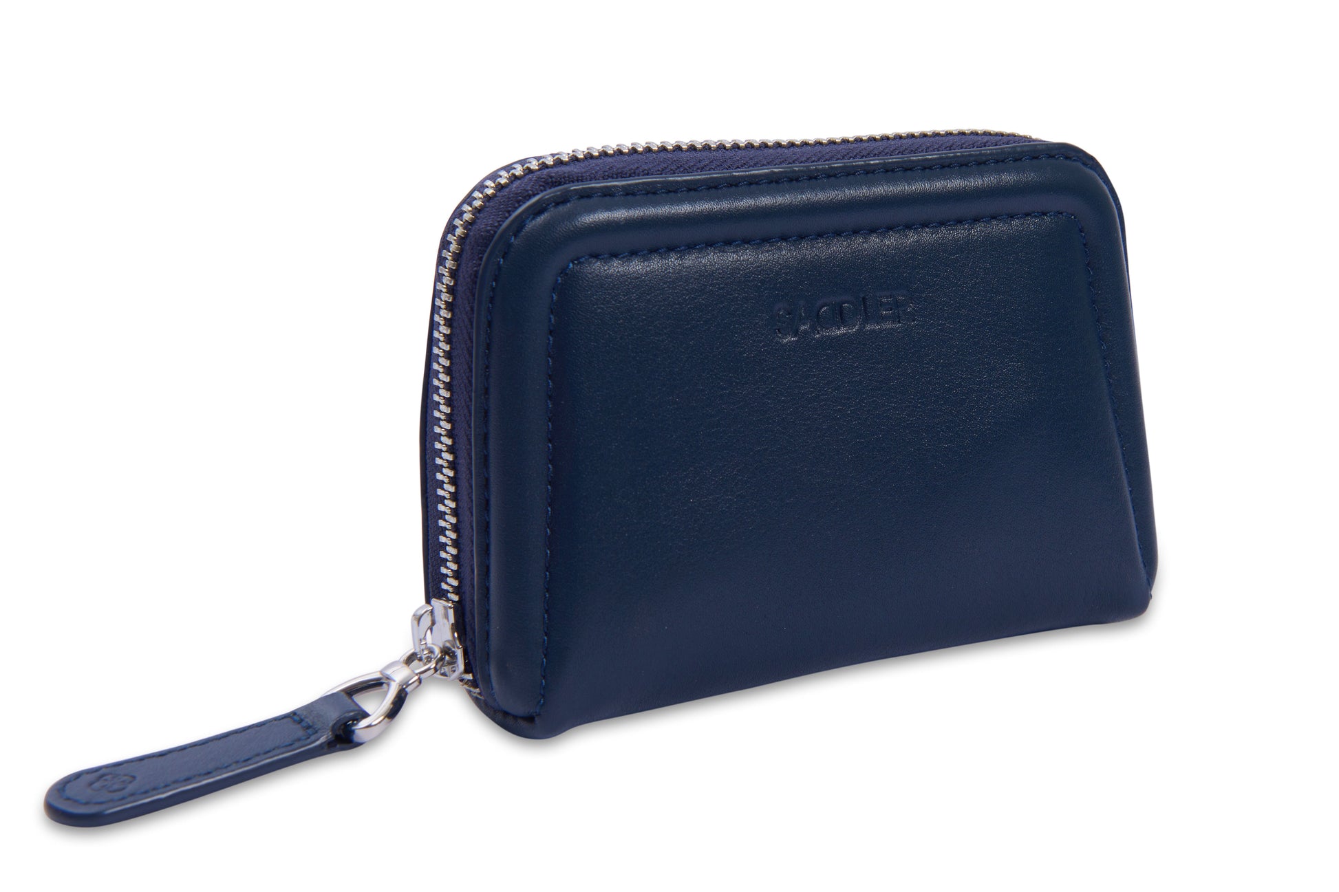 Annabelle 2 Section RFID Real Leather Zip Top Coin Purse Gift Boxed