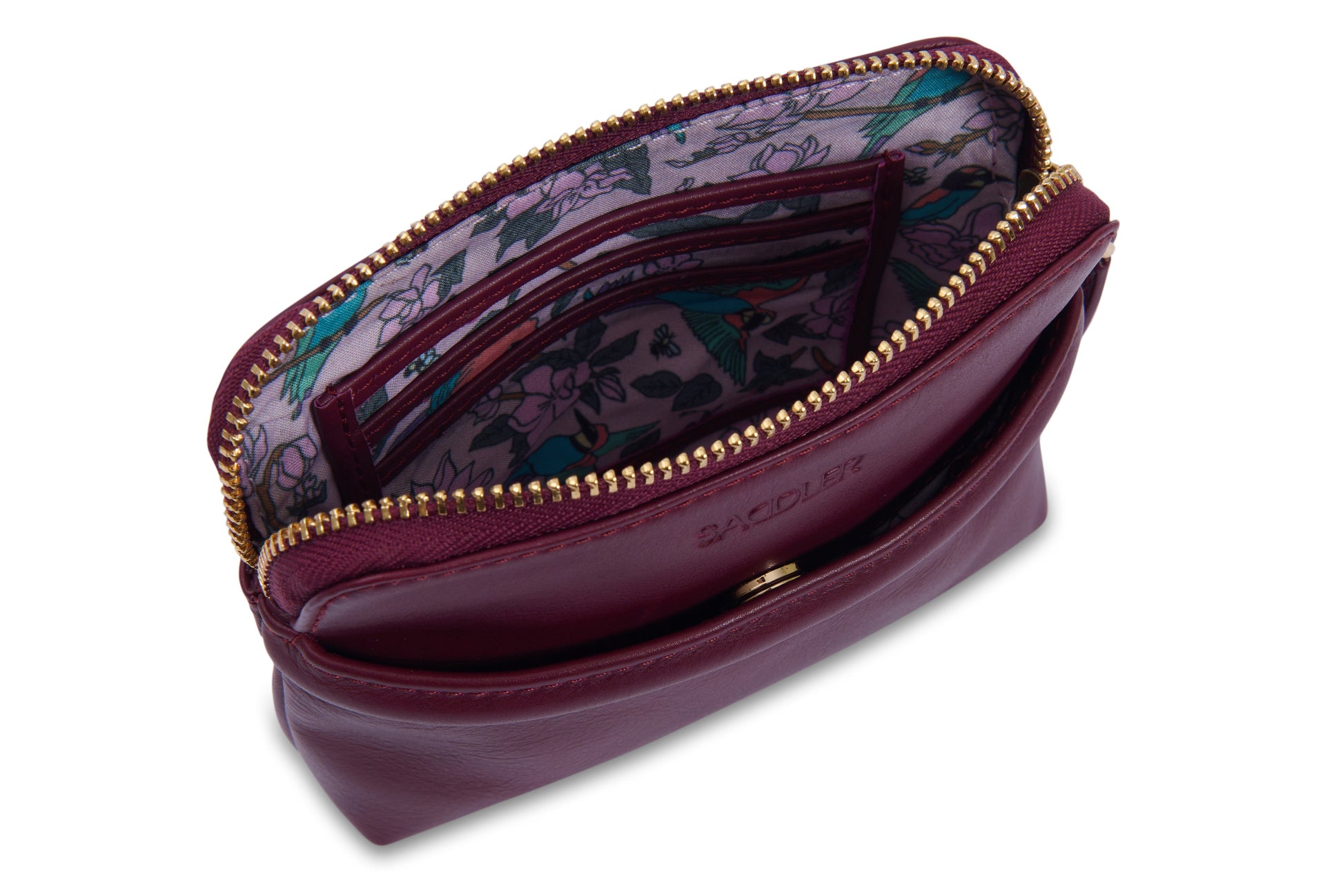 Louisa Real Leather RFID Organiser and Cosmetic Pouch Gift Boxed