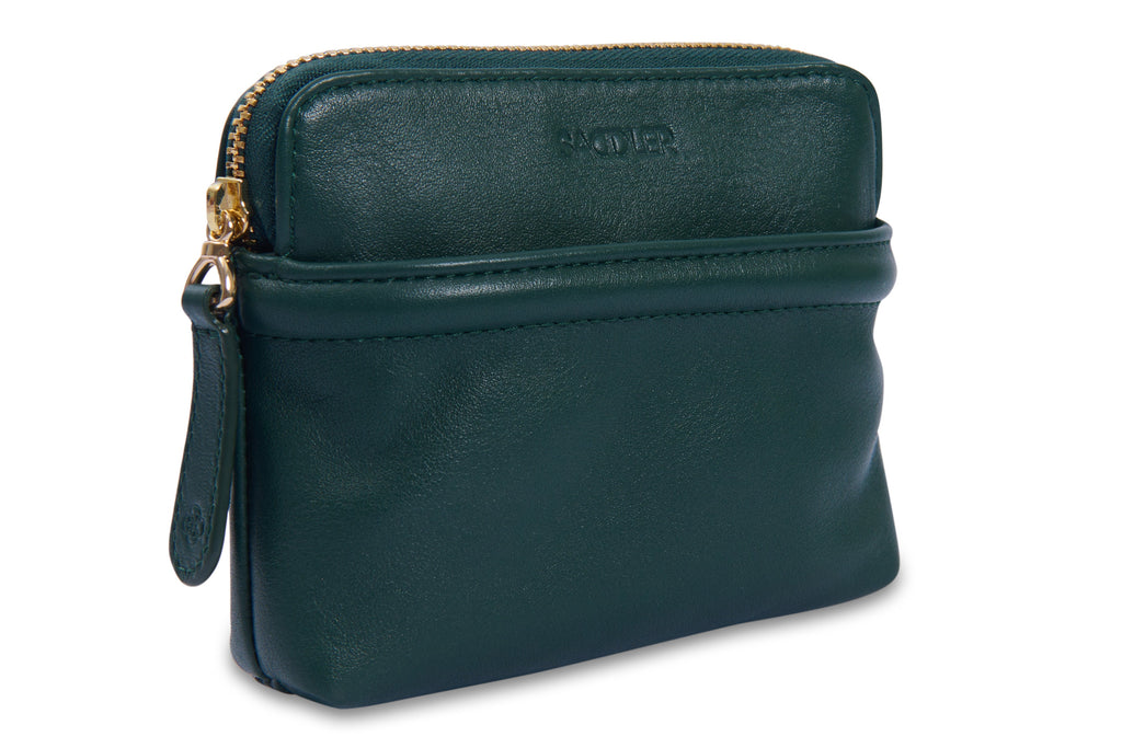 Louisa Real Leather RFID Organiser and Cosmetic Pouch Gift Boxed