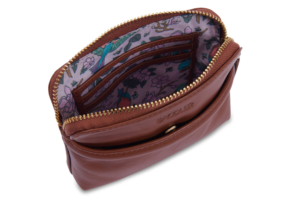 Louisa Real Leather RFID Organiser and Cosmetic Pouch Gift Boxed