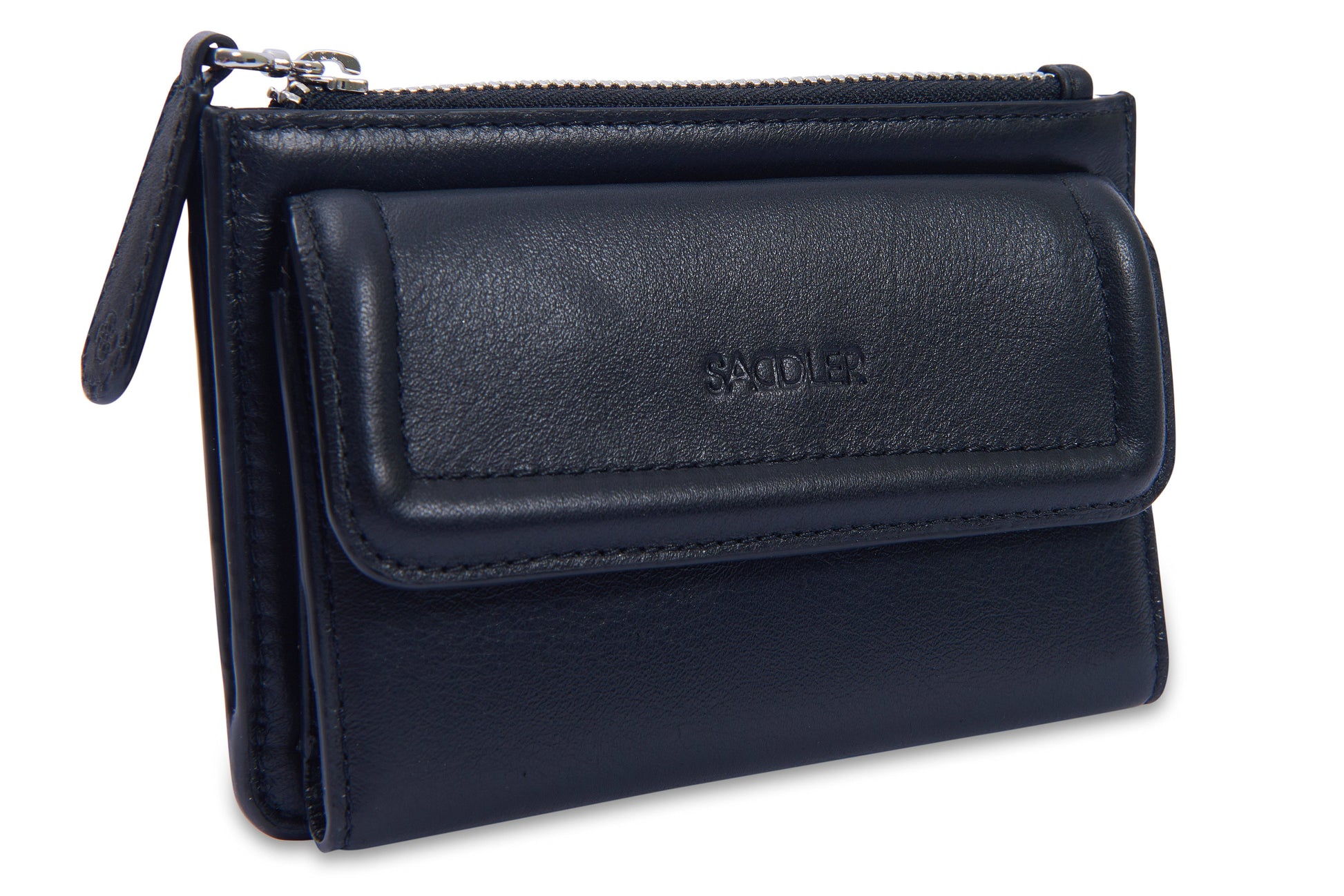 Marion Bifold Real Leather Card Wallet with Zip Coin Purse Gift Boxed