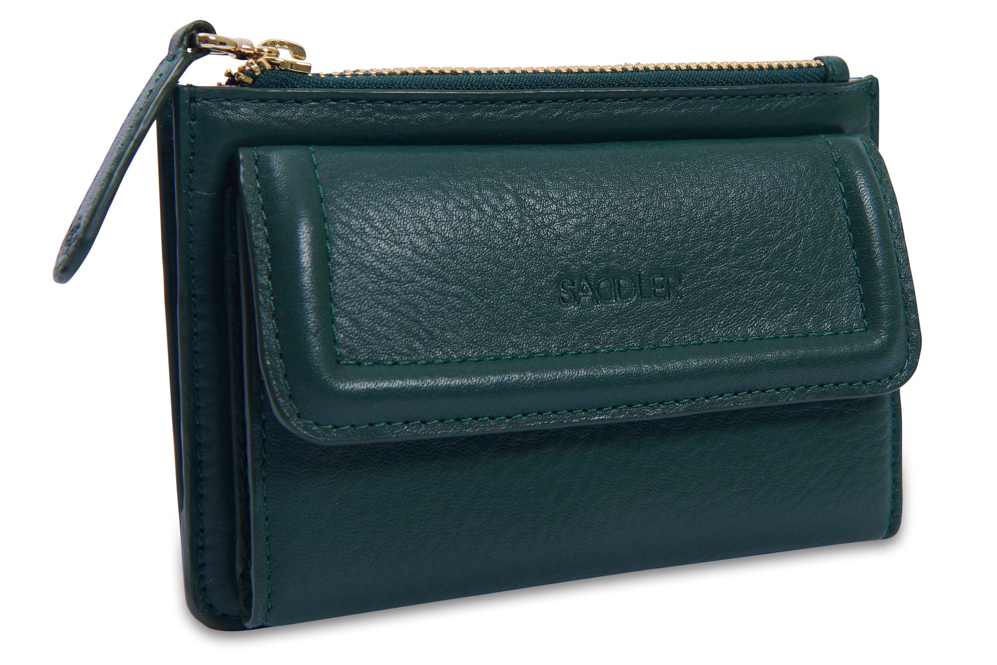 Marion Bifold Real Leather Card Wallet with Zip Coin Purse Gift Boxed