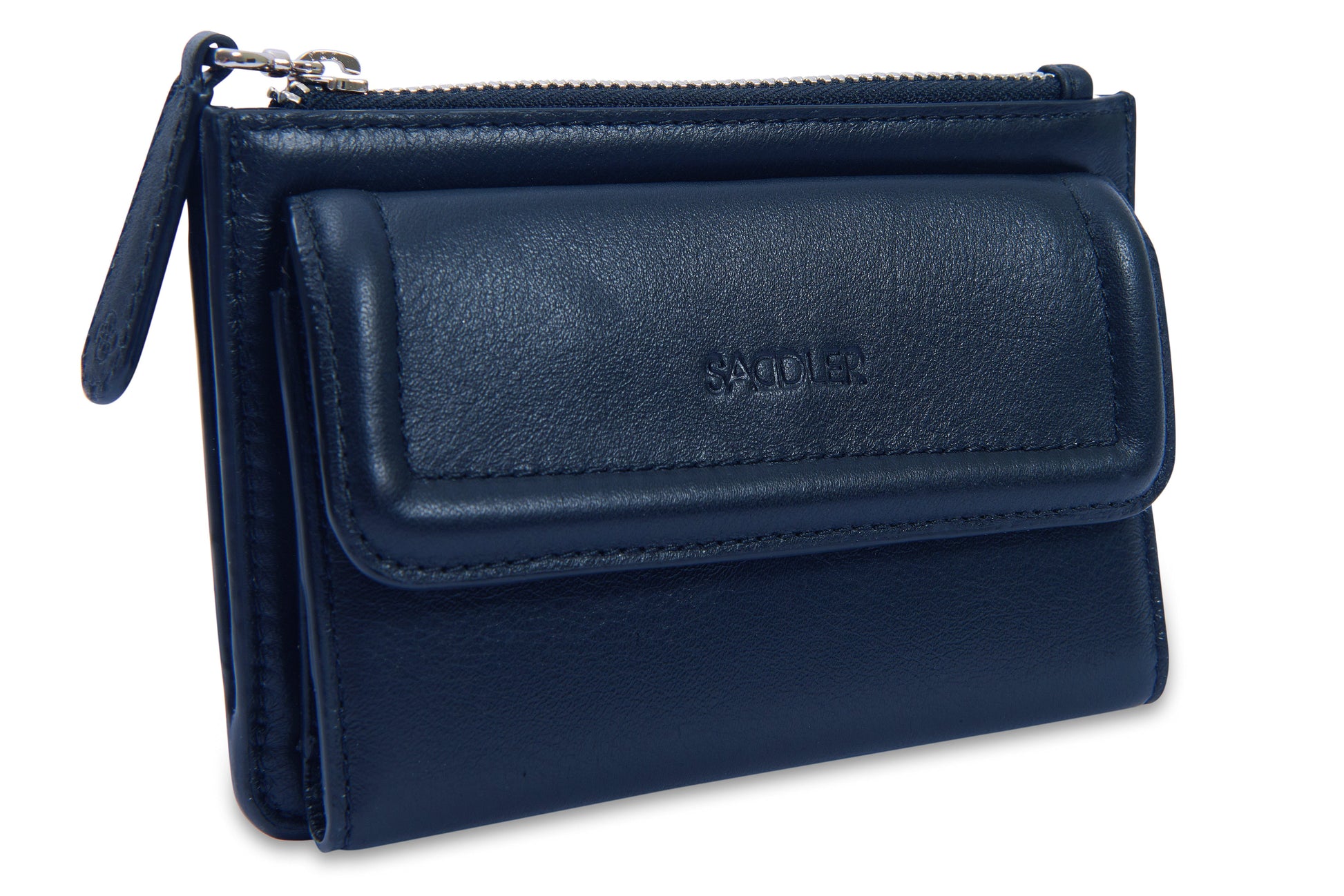 Marion Bifold Real Leather Card Wallet with Zip Coin Purse Gift Boxed