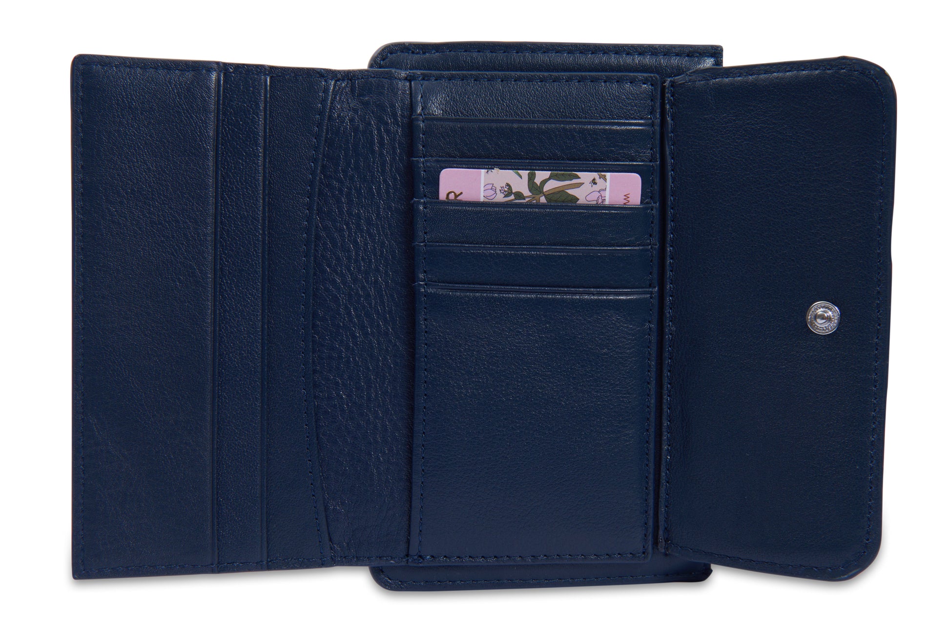 Marion Bifold Real Leather Card Wallet with Zip Coin Purse Gift Boxed