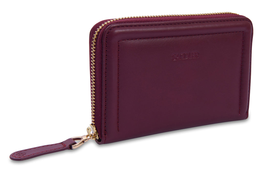 Annie 3 Way Zipper RFID Real Leather Wallet