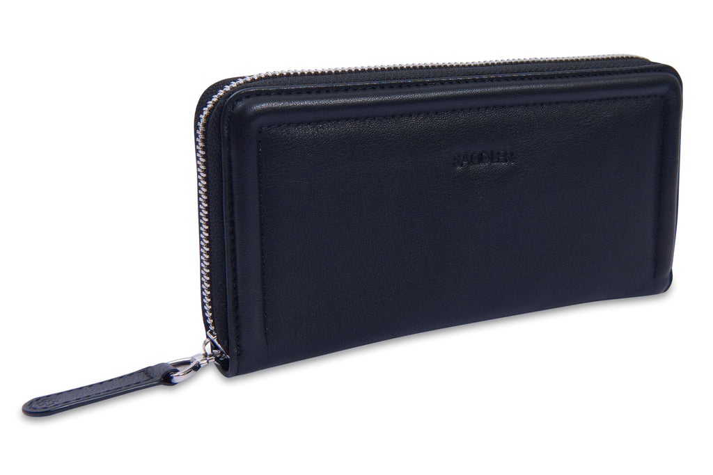 Beatrice Real Leather Long Wallet with RFID Protection