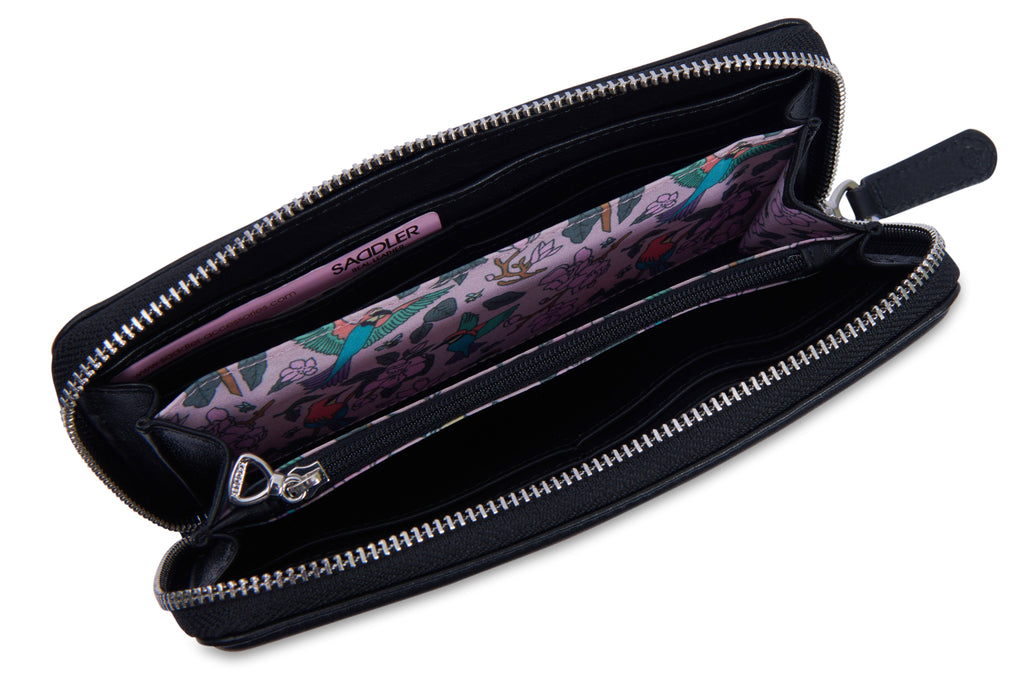 Beatrice Real Leather Long Wallet with RFID Protection