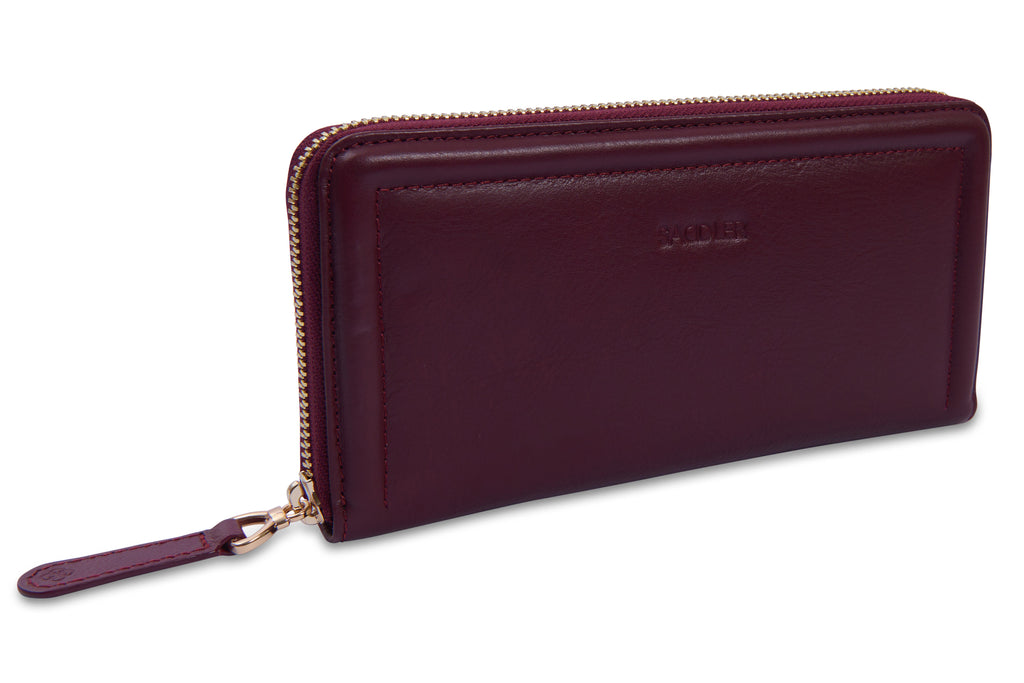 Beatrice Real Leather Long Wallet with RFID Protection