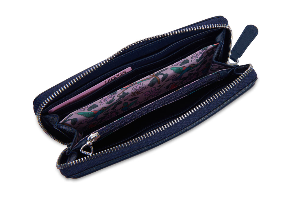 Beatrice Real Leather Long Wallet with RFID Protection