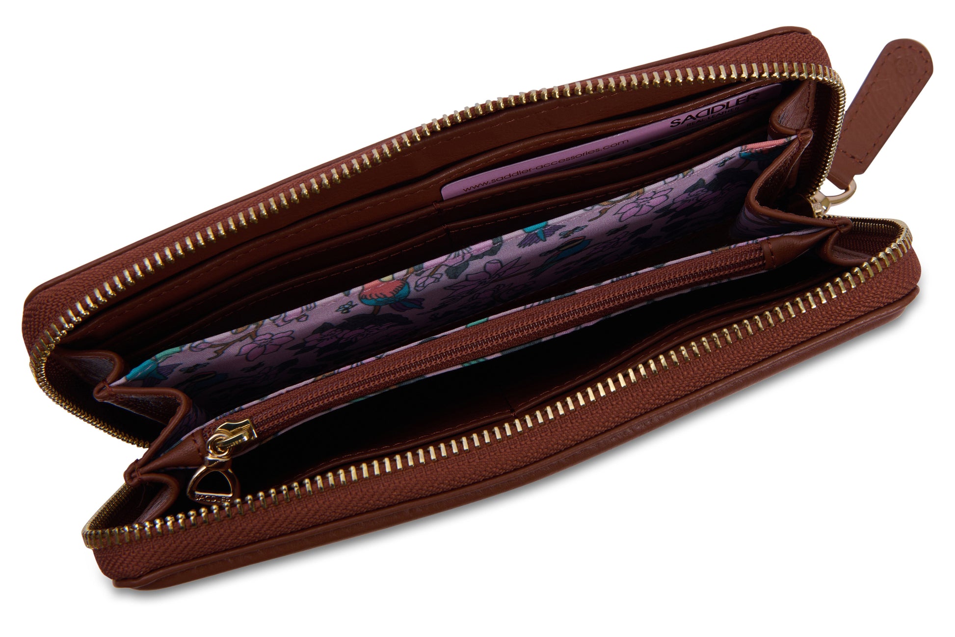 Beatrice Real Leather Long Wallet with RFID Protection