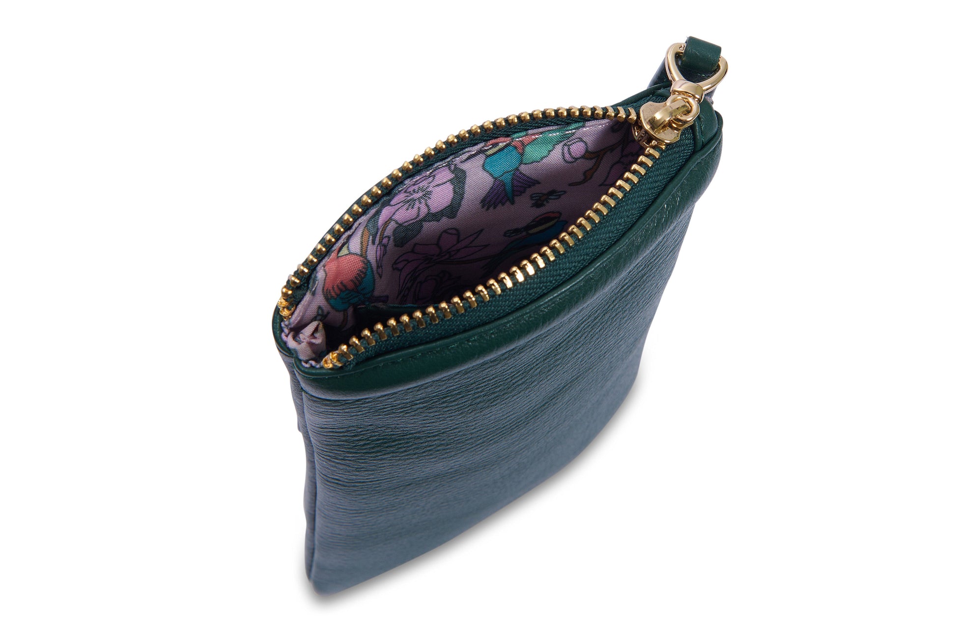 Mabel Zip Top Real Leather Glasses Case with Card Holder Gift Boxed