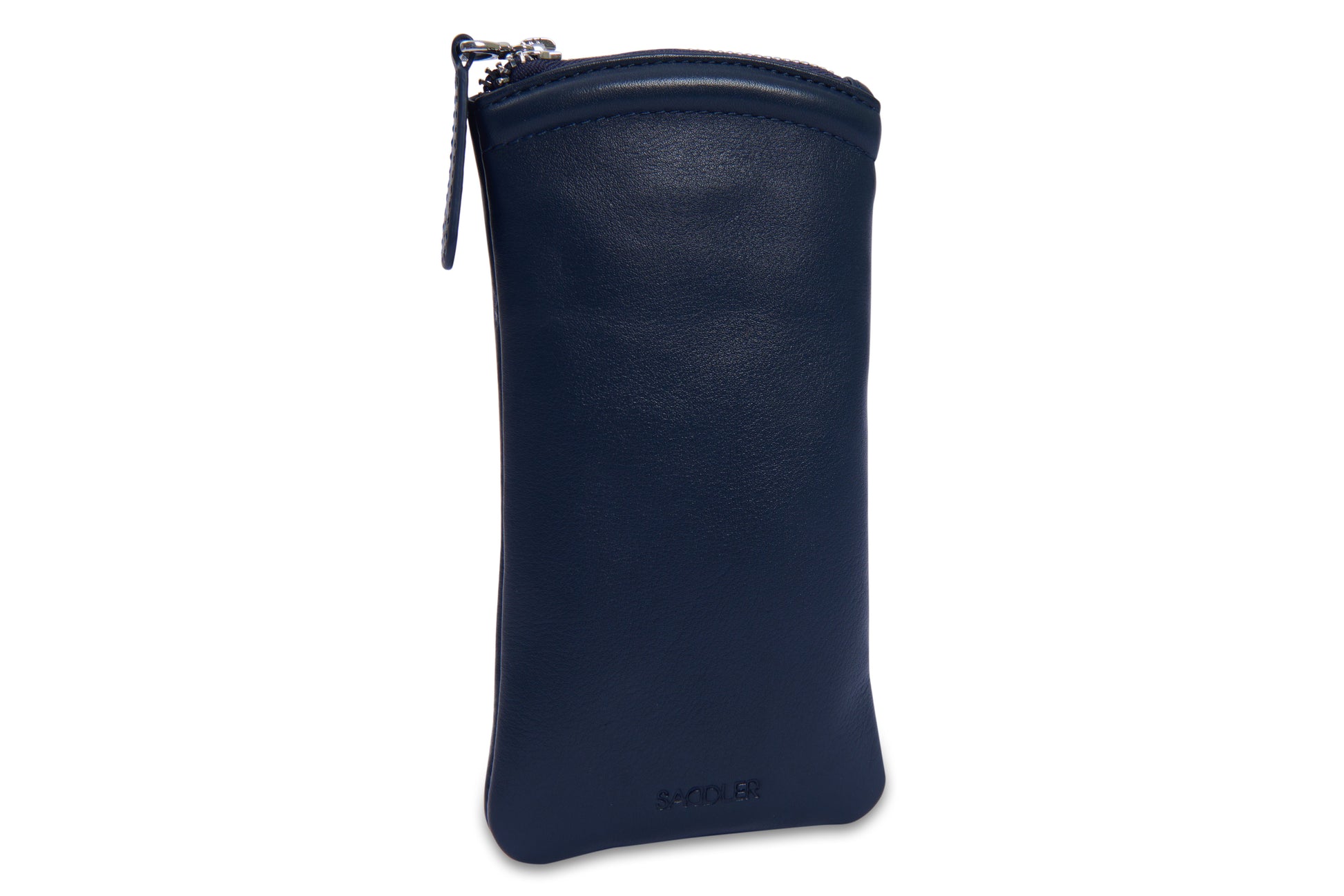 Mabel Zip Top Real Leather Glasses Case with Card Holder Gift Boxed