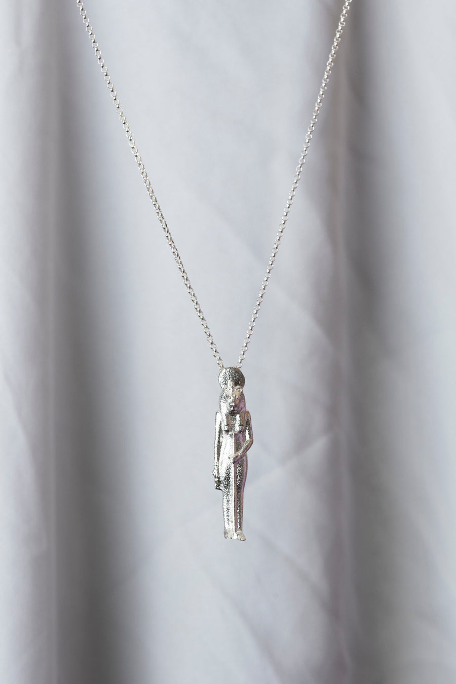 Sekhmet Necklace – Embrace Strength & Grace in Silver by New Vintage by Kriss at brixbailey.com