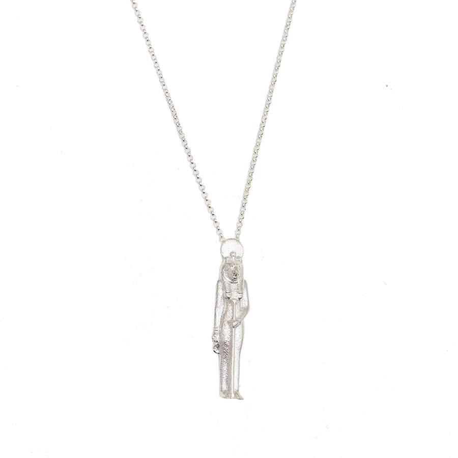 Sekhmet Necklace – Embody Strength & Grace in Silver by New Vintage by Kriss at brixbailey.com