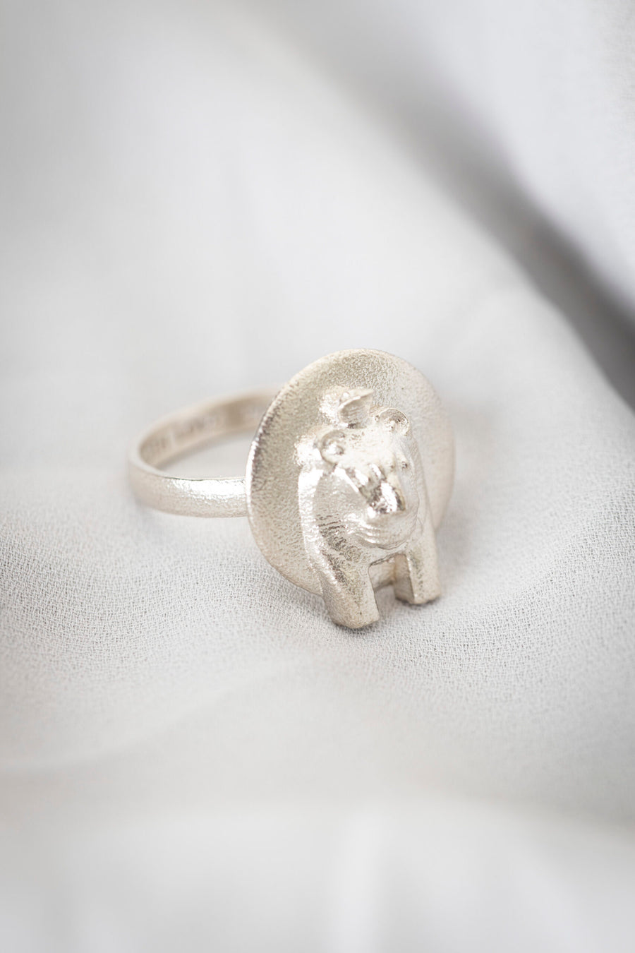 Sekhmet 925 Silver Ring – Embrace Courage & Strength by New Vintage by Kriss at brixbailey.com