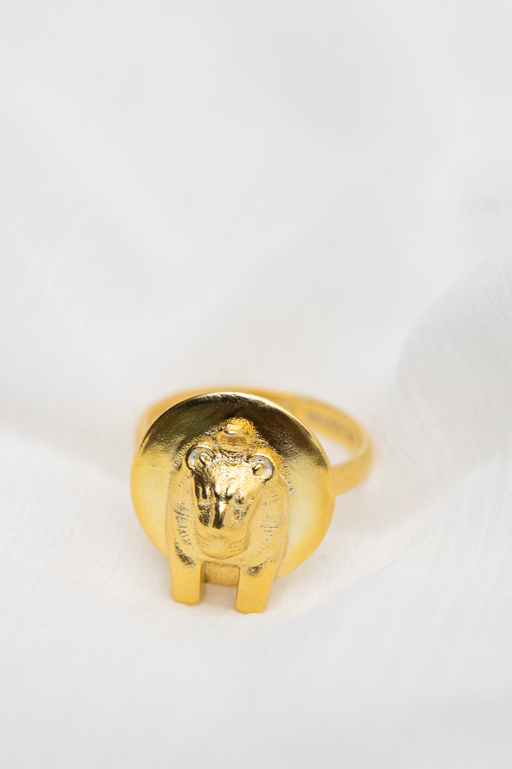 Sekhmet Ring – 3D Printed Ethical Gold & Silver Jewelry by New Vintage by Kriss at brixbailey.com
