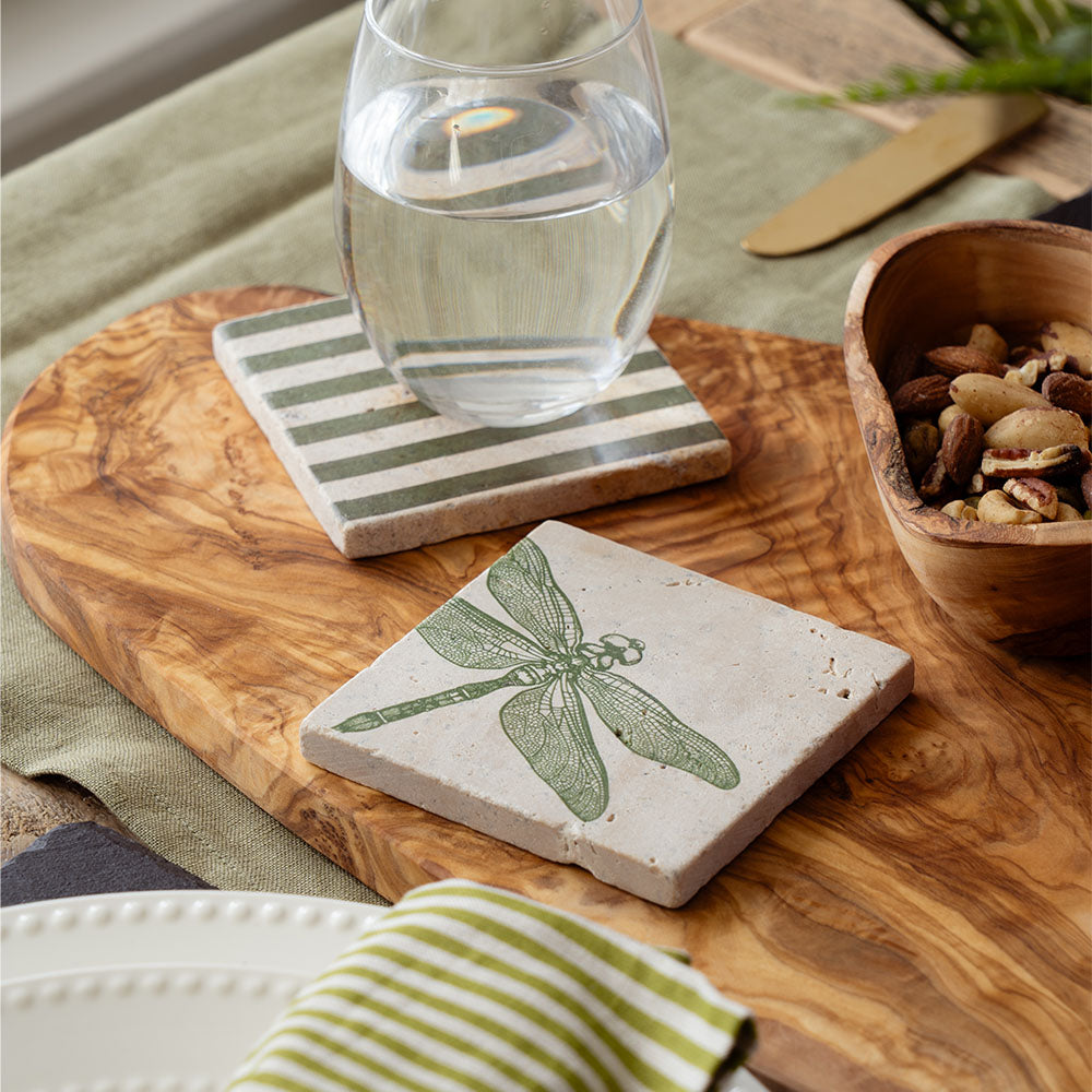 Dragonfly Single Stone Coaster