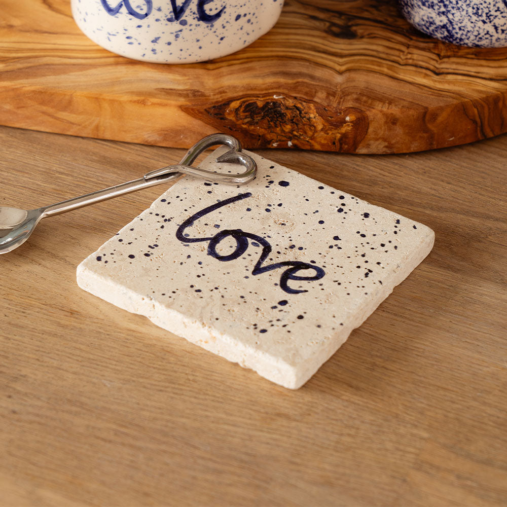 Love Single Stone Coaster