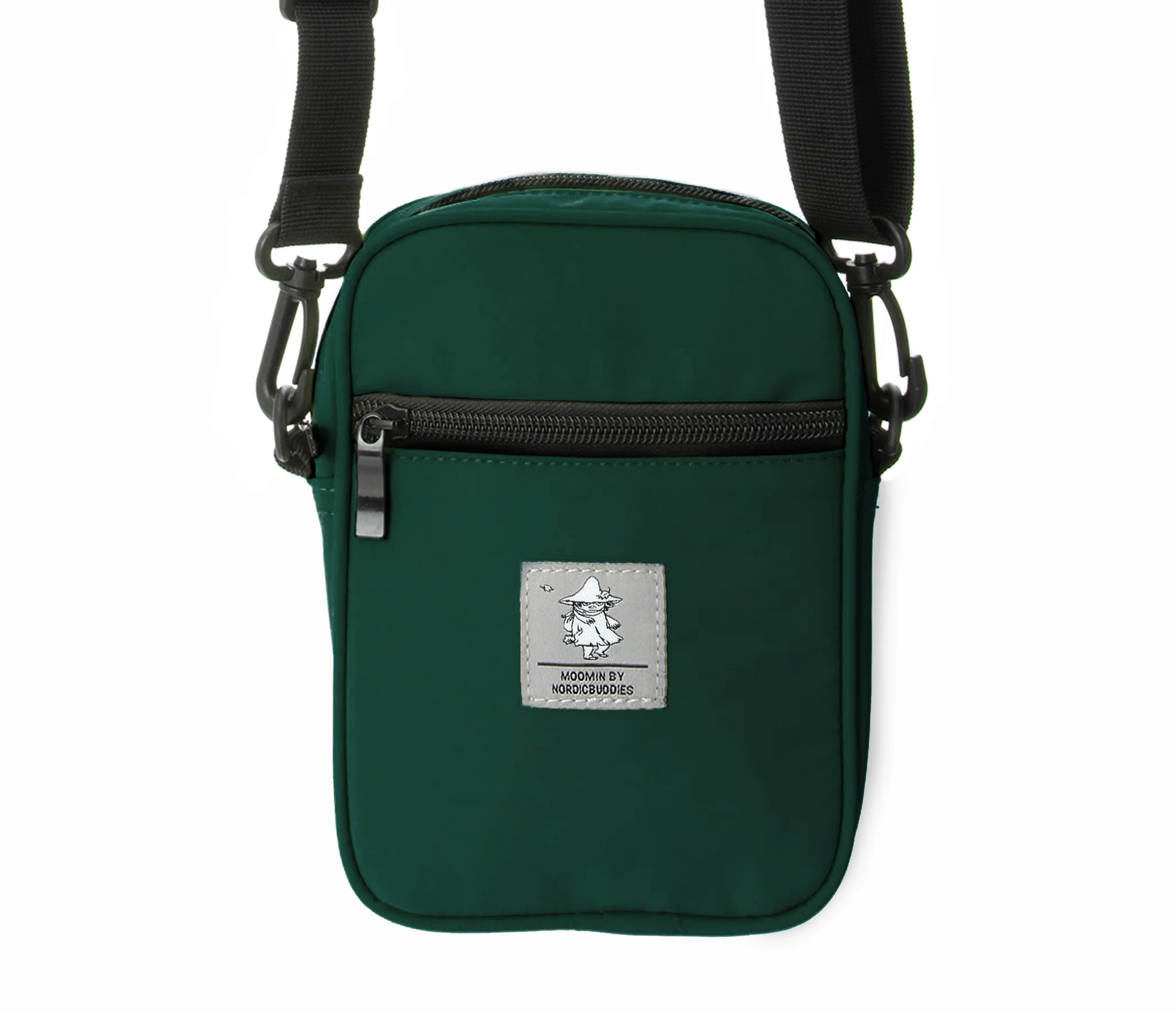 Official Moomin Green Polyester Bag by Nordicbuddies – 14x20cm by Moomin by NordicBuddies at www.brixbailey.com