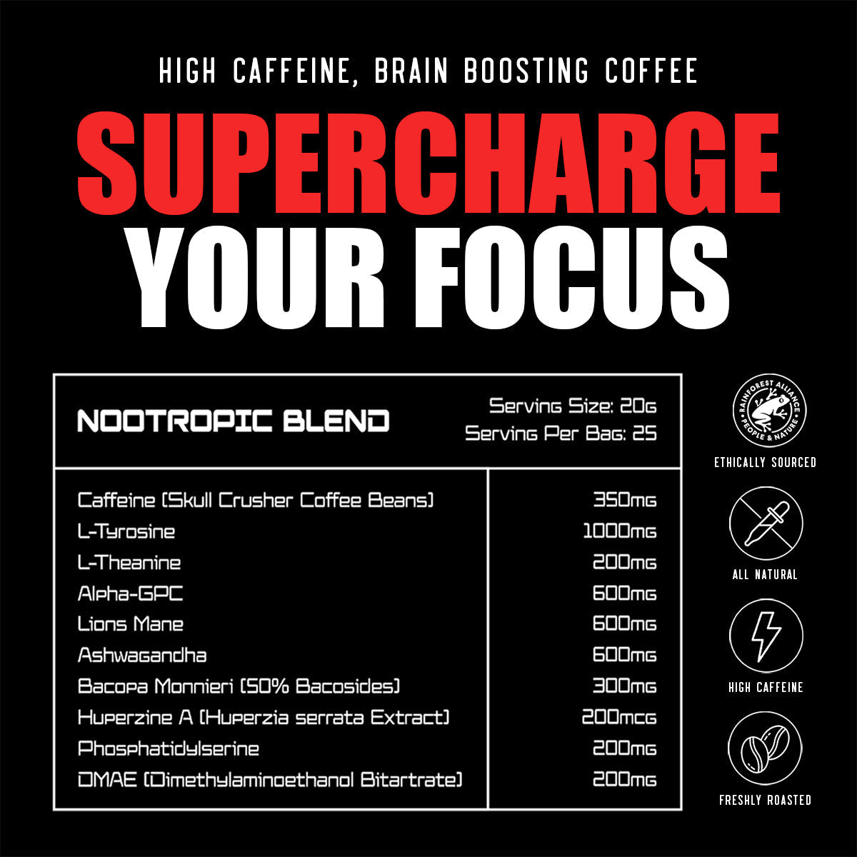 Skull Crusher Nootropic Coffee