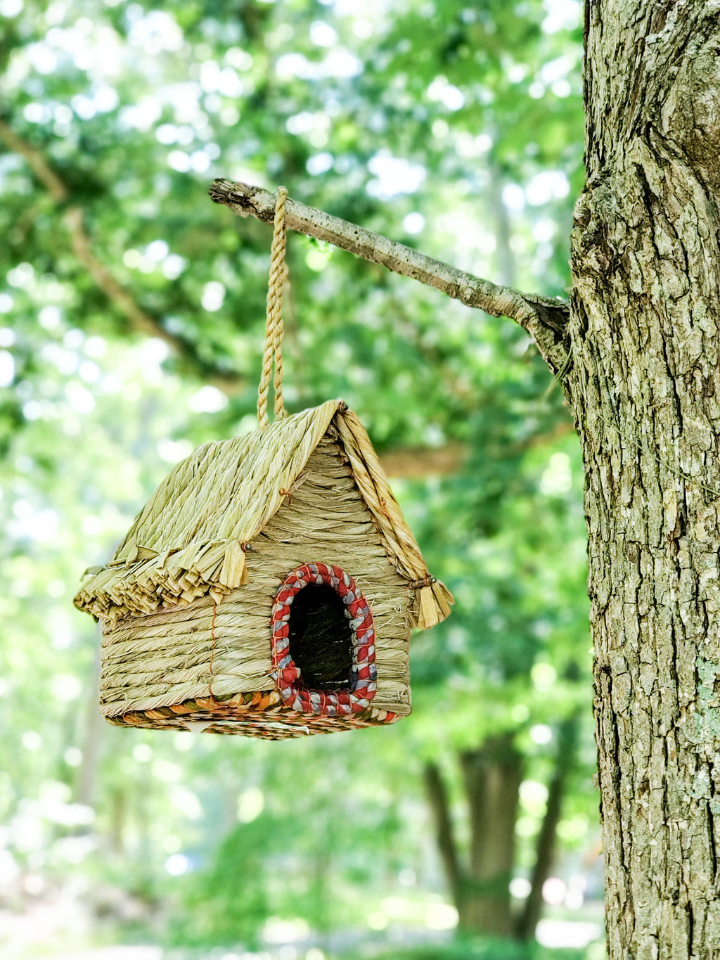 Seagrass and Sari Birdhouse Cabin