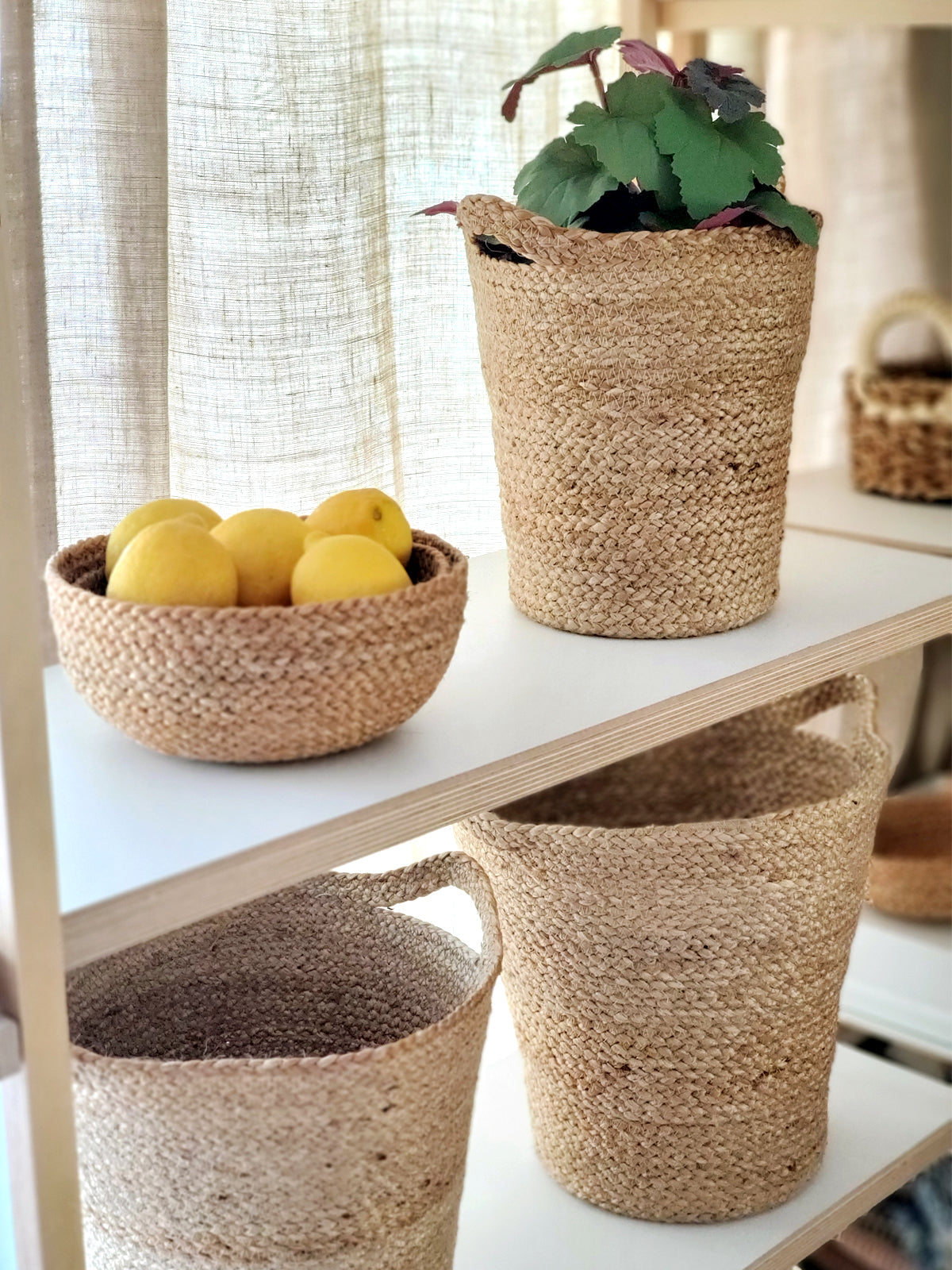 Kata Candy Bowl Set of 4 Natural Jute