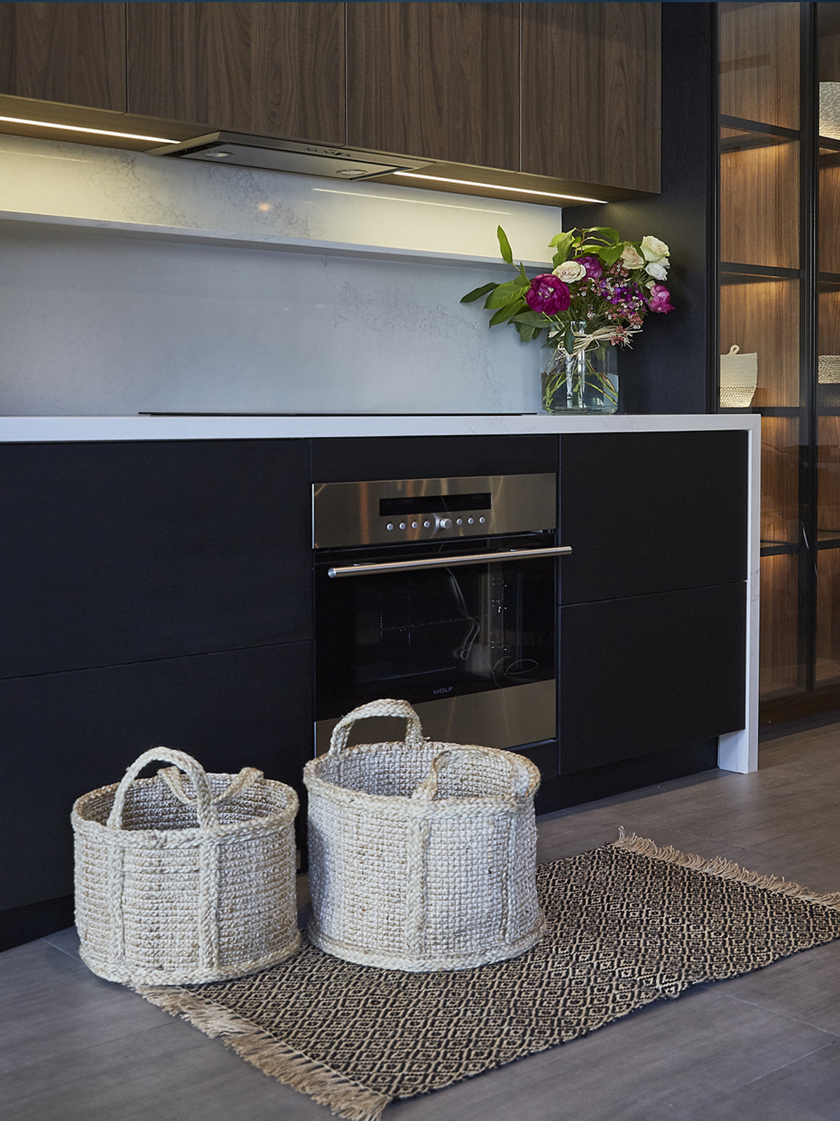 Bono Basket Natural Woven Jute