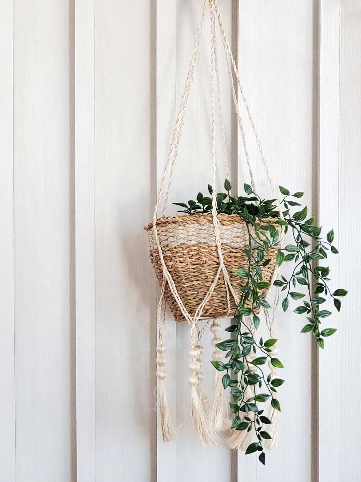 Natural Jute Plant Hanger Fiora