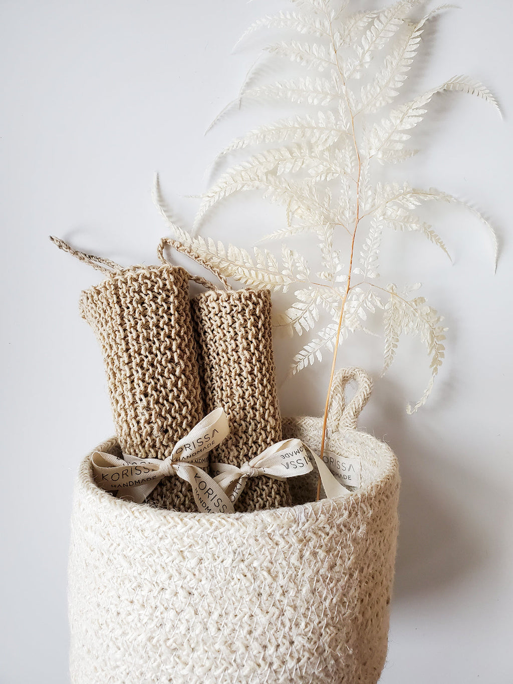 Natural Hemp Washcloth Set of 2