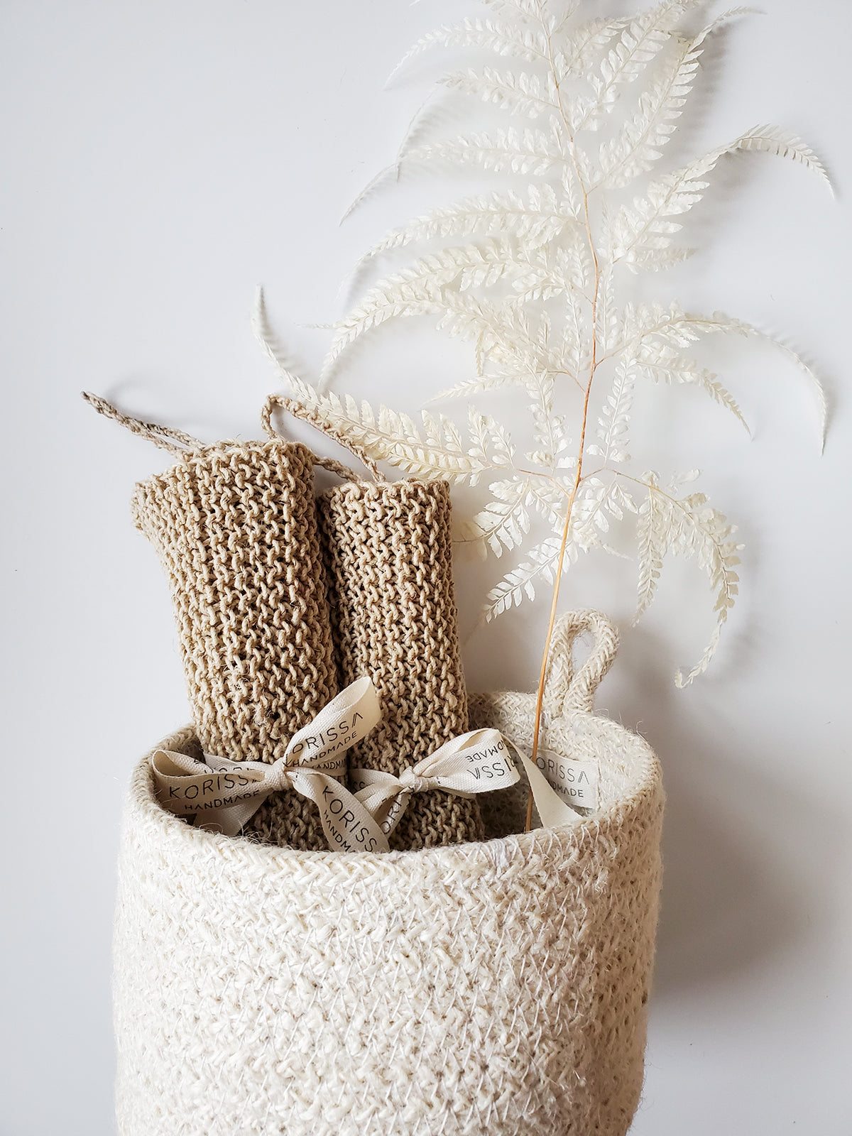 Natural Hemp Washcloth Set of 2