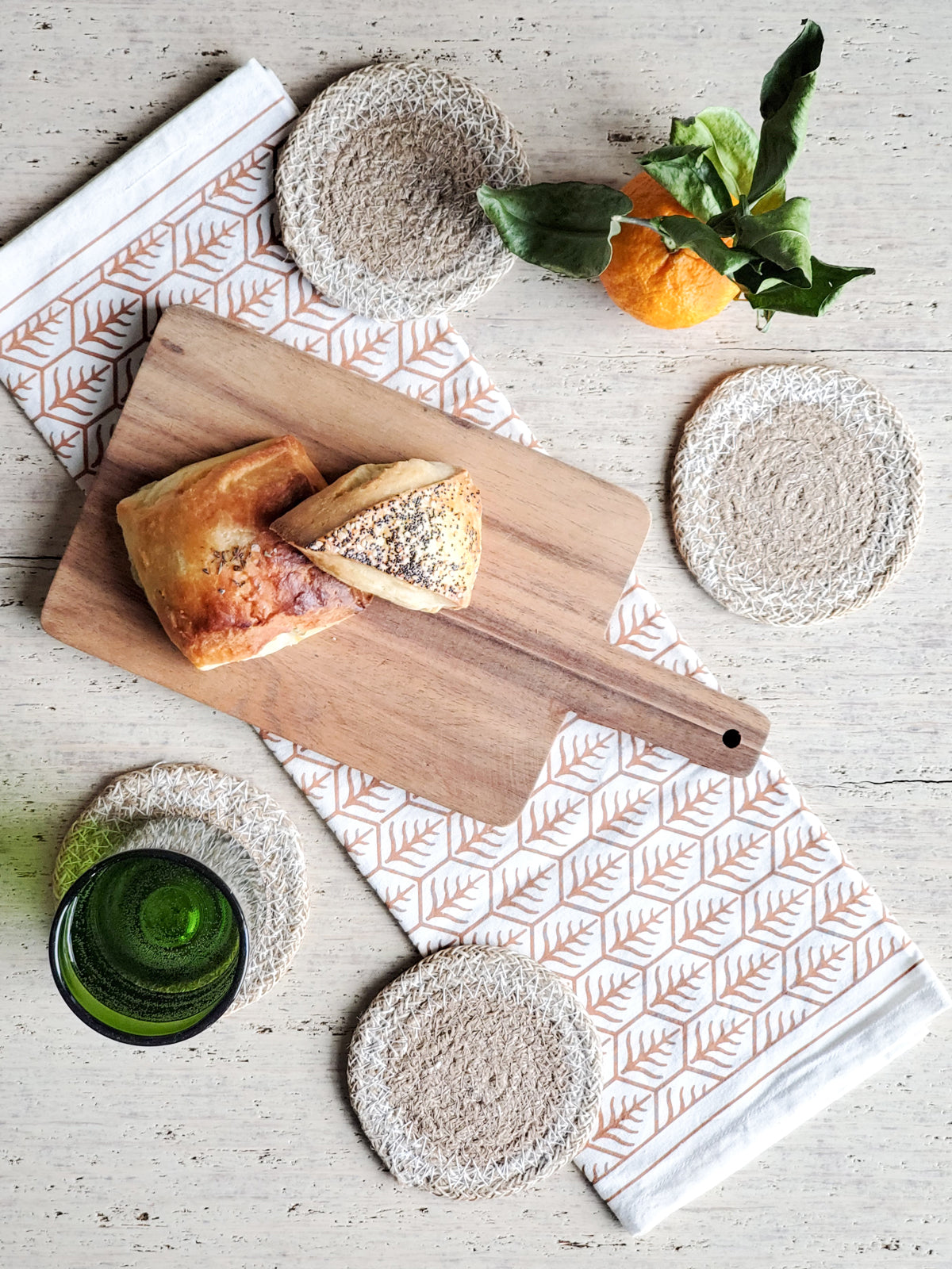 Jute Drink Coaster Set of 4