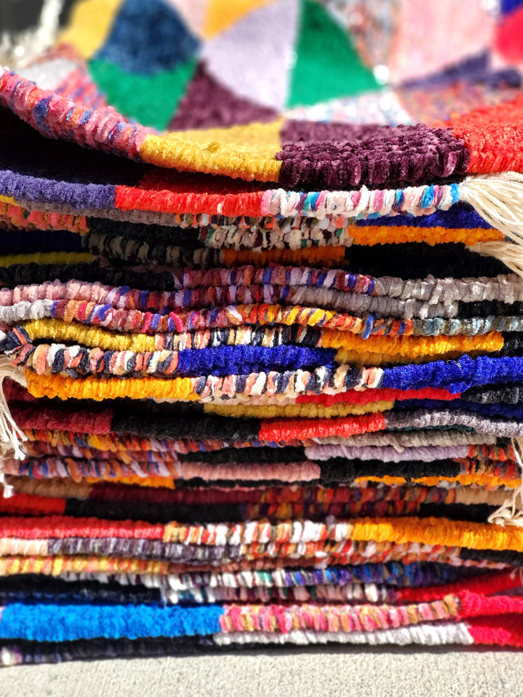 Rana Hand Loomed Floor Mat in Recycled Chenille