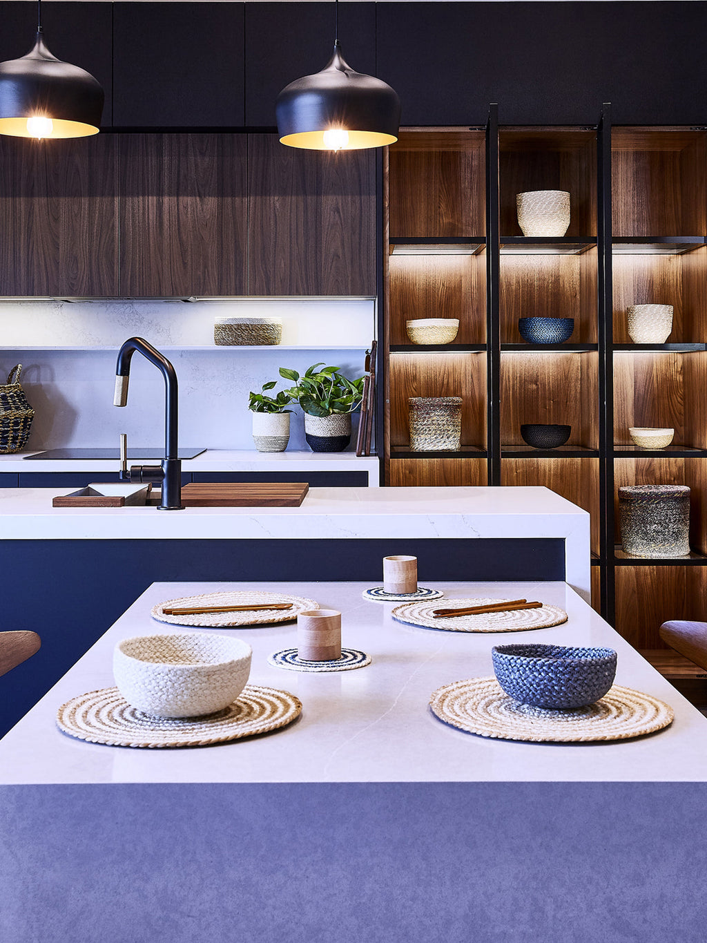 Kata Spiral Placemat Natural Set of 4