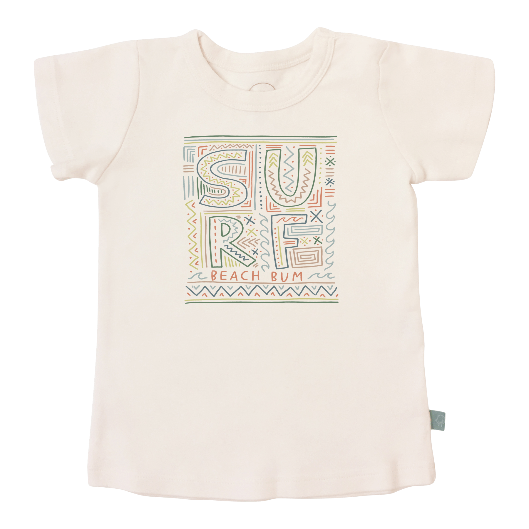 Organic Cotton Surf Graphic Tee for Toddlers