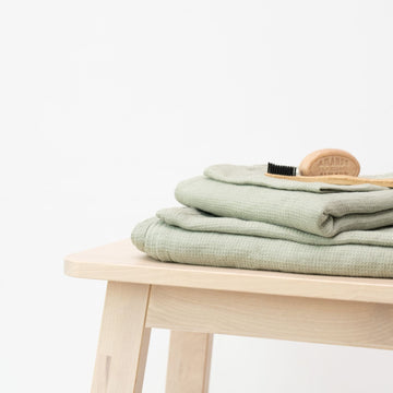 Hypoallergenic Waffle Linen Towel Set – Soft & Absorbent by Linen Tales at www.brixbailey.com