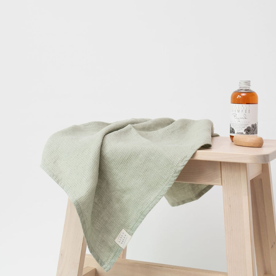 Luxurious Waffle Linen Towel Set – Soft, Absorbent & Hypoallergenic by Linen Tales at www.brixbailey.com