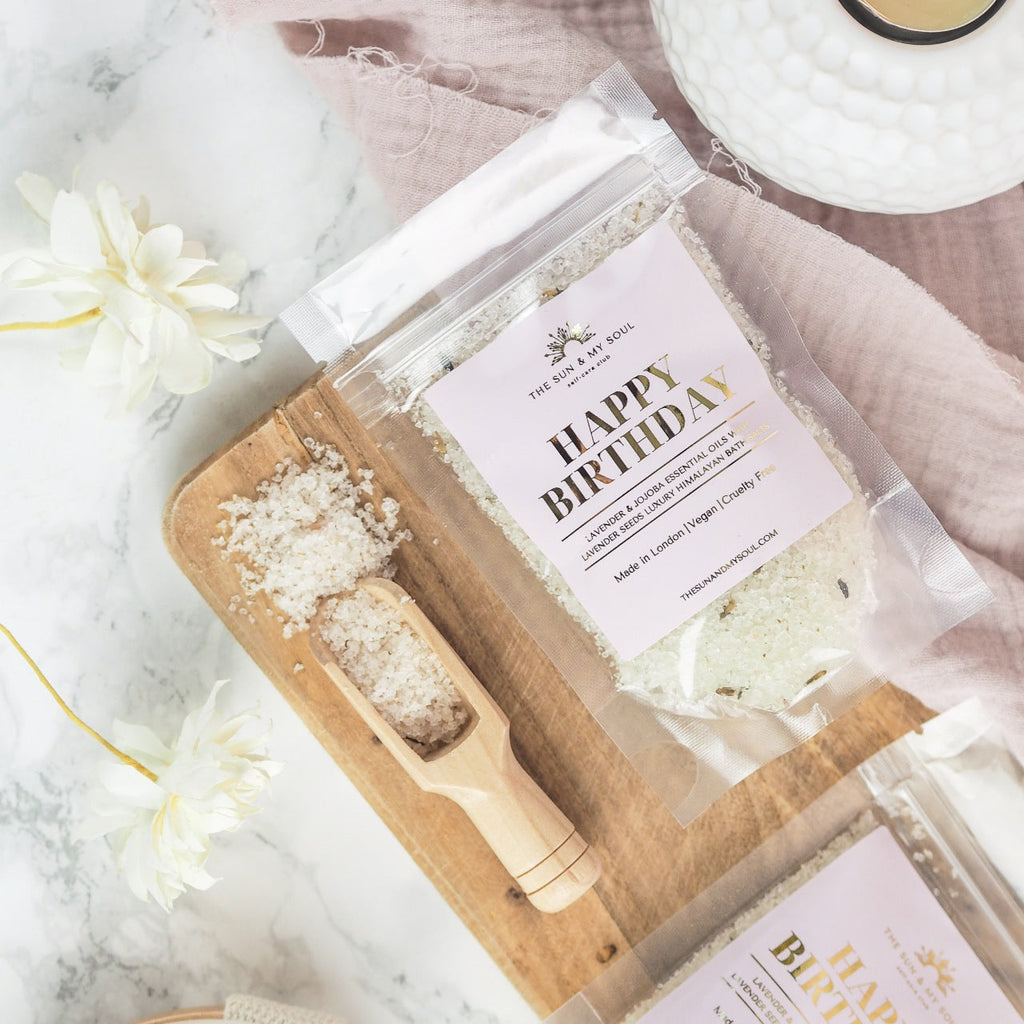 Luxury Himalayan Bath Salts with Lavender and Jojoba Oil