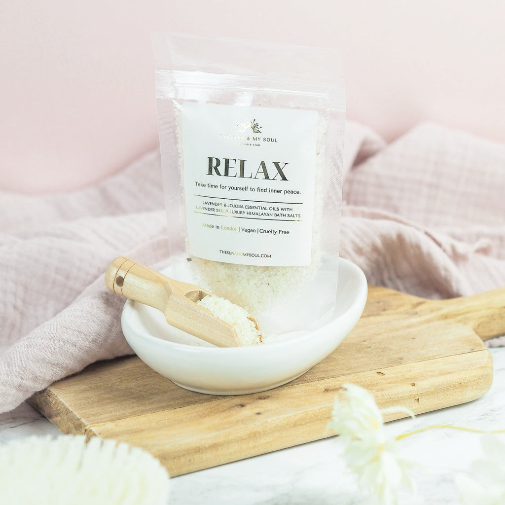 Himalayan Bath Salts with Lavender and Jojoba Oil