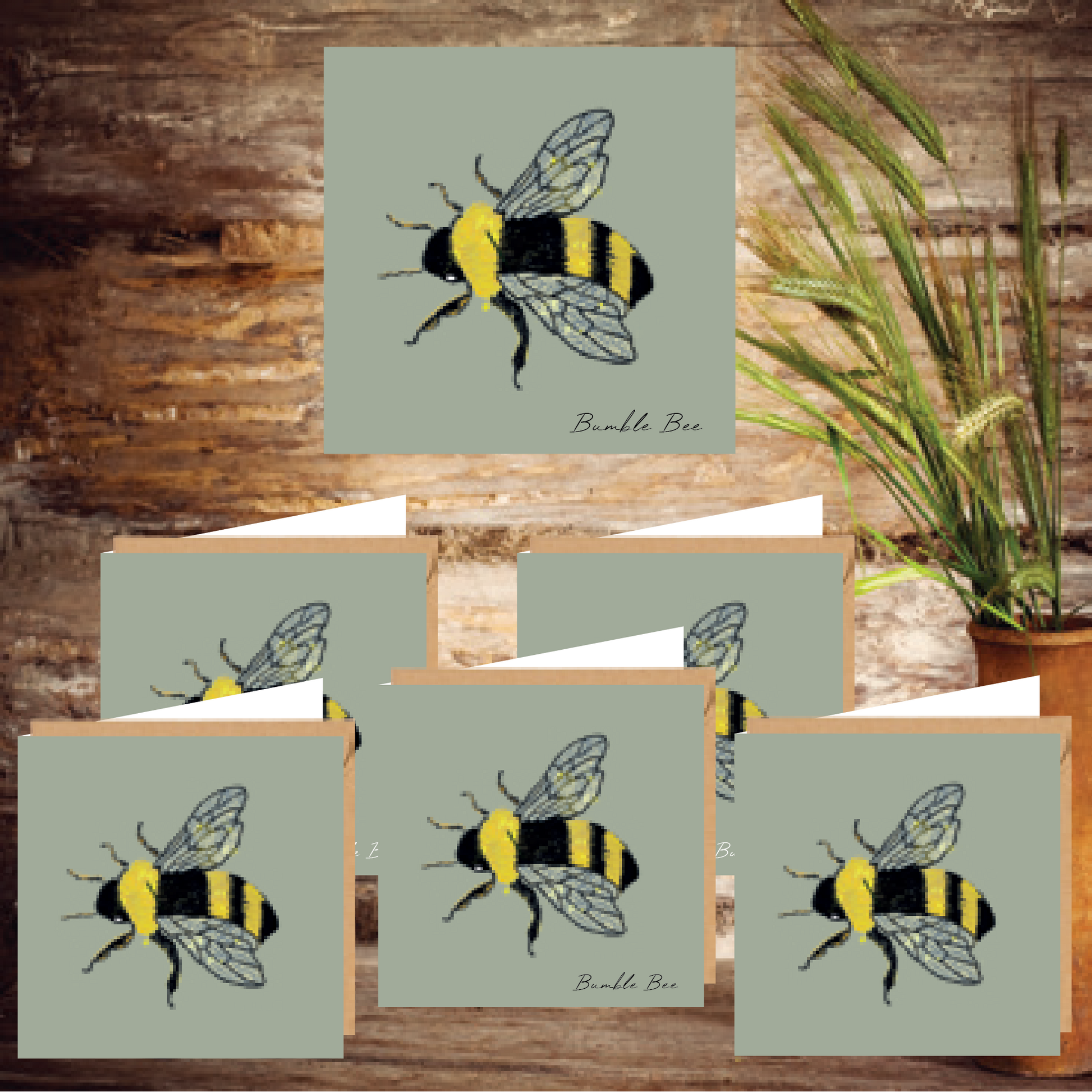 Bee Notecards Set of Six